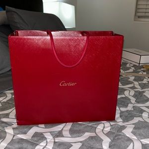 Cartier paper bag